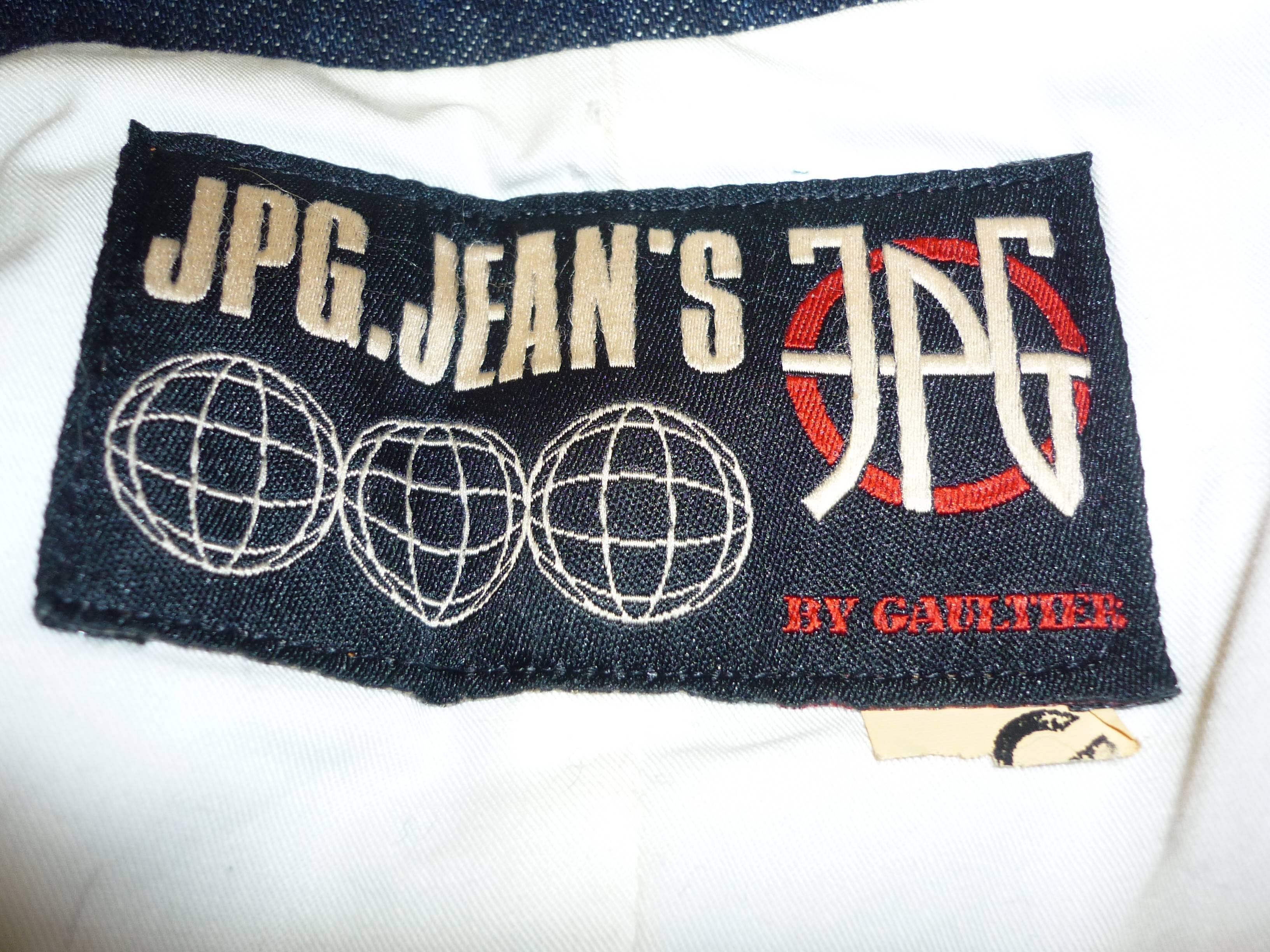 Stunning 1980s JPG.Jean's by Gaultier Vest (S) 1