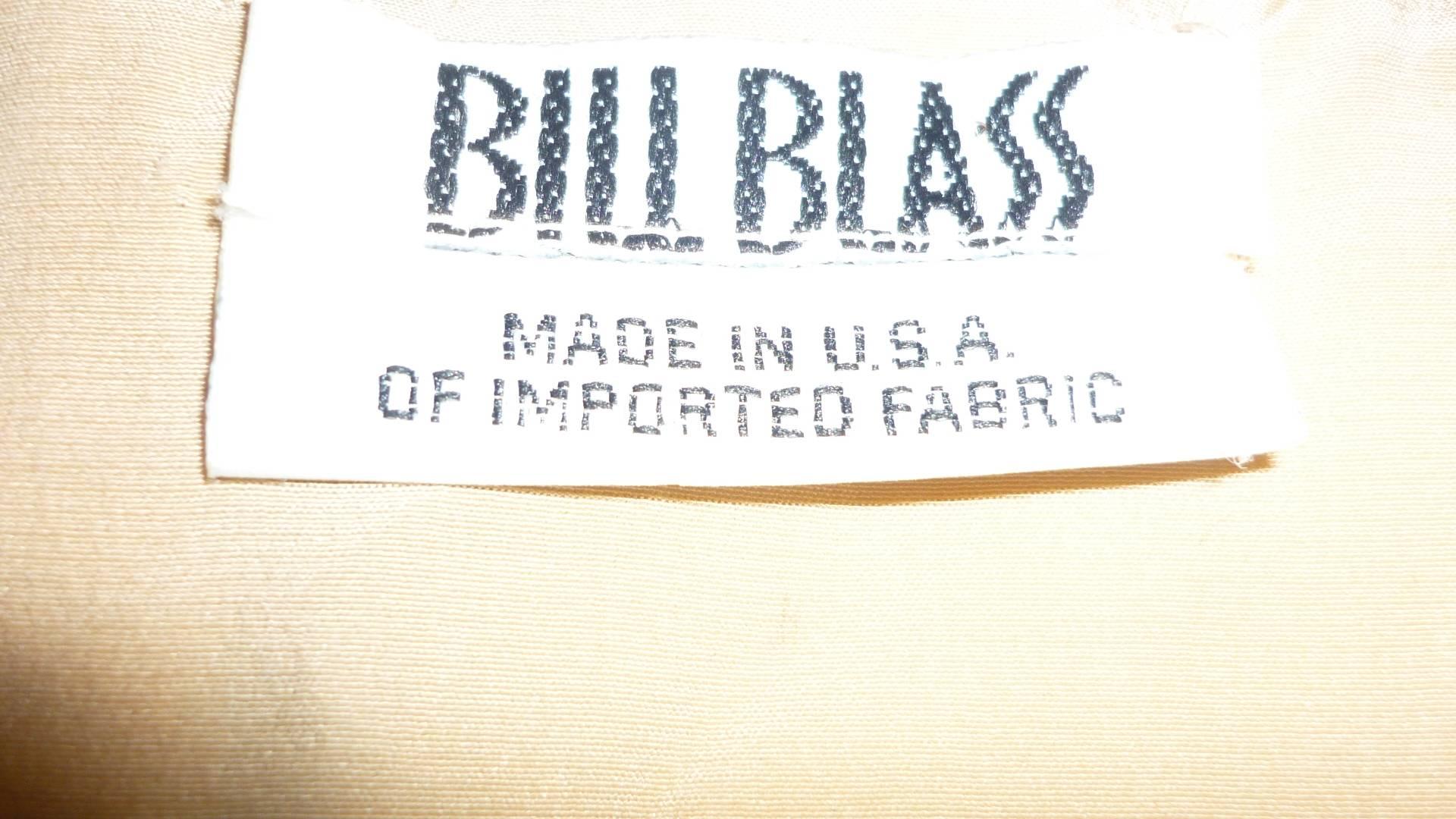 1970s Bill Blass Lace Dress in Black (S) 3