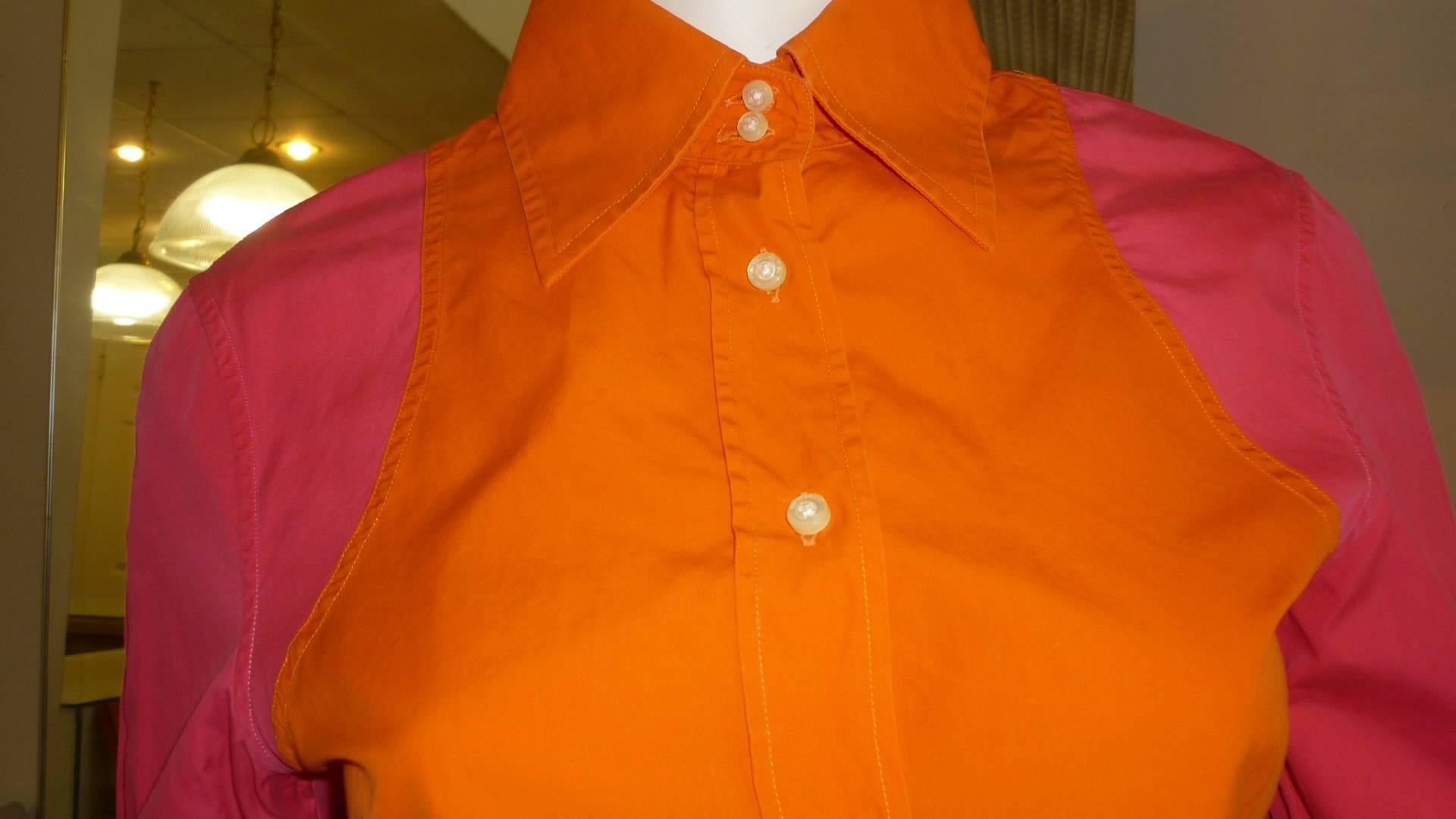 Orange and fuschi do go together! Will add a pop of color to any outfit.