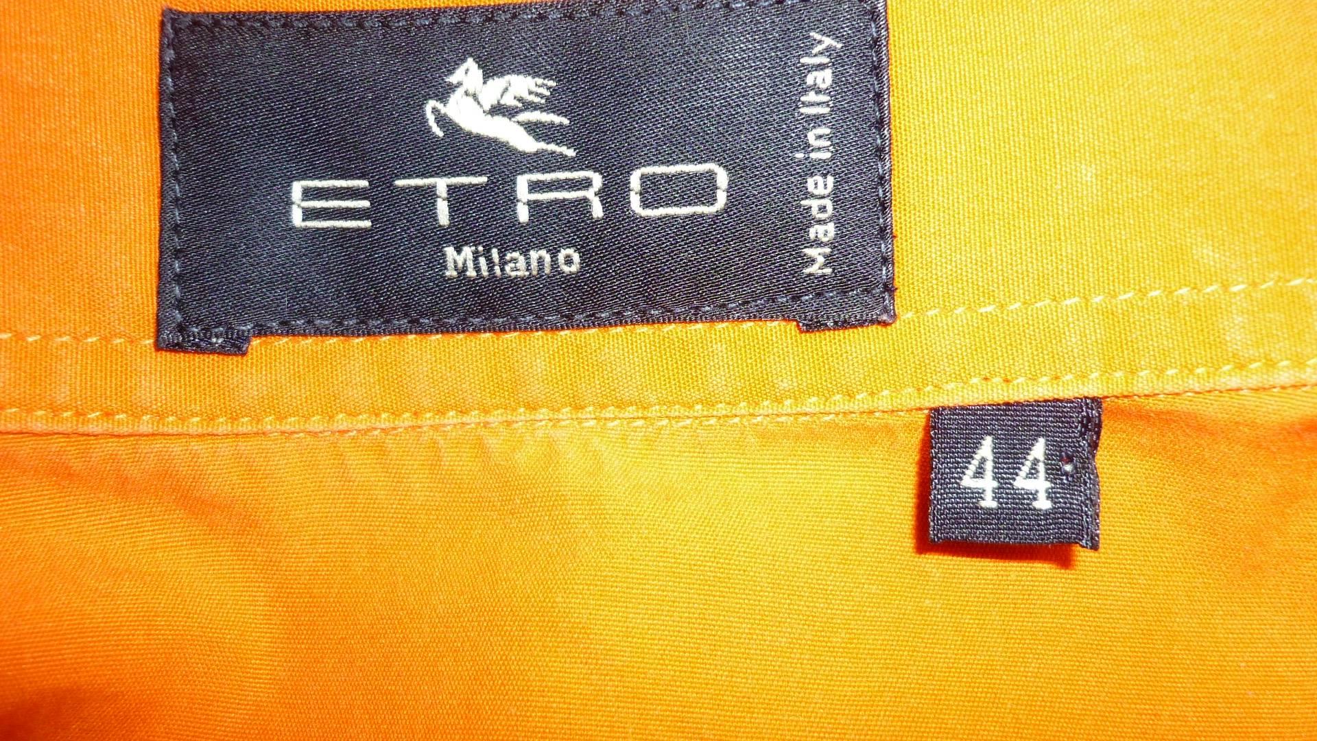 Women's ETRO Color Block Cotton Shirt (44 ITL)