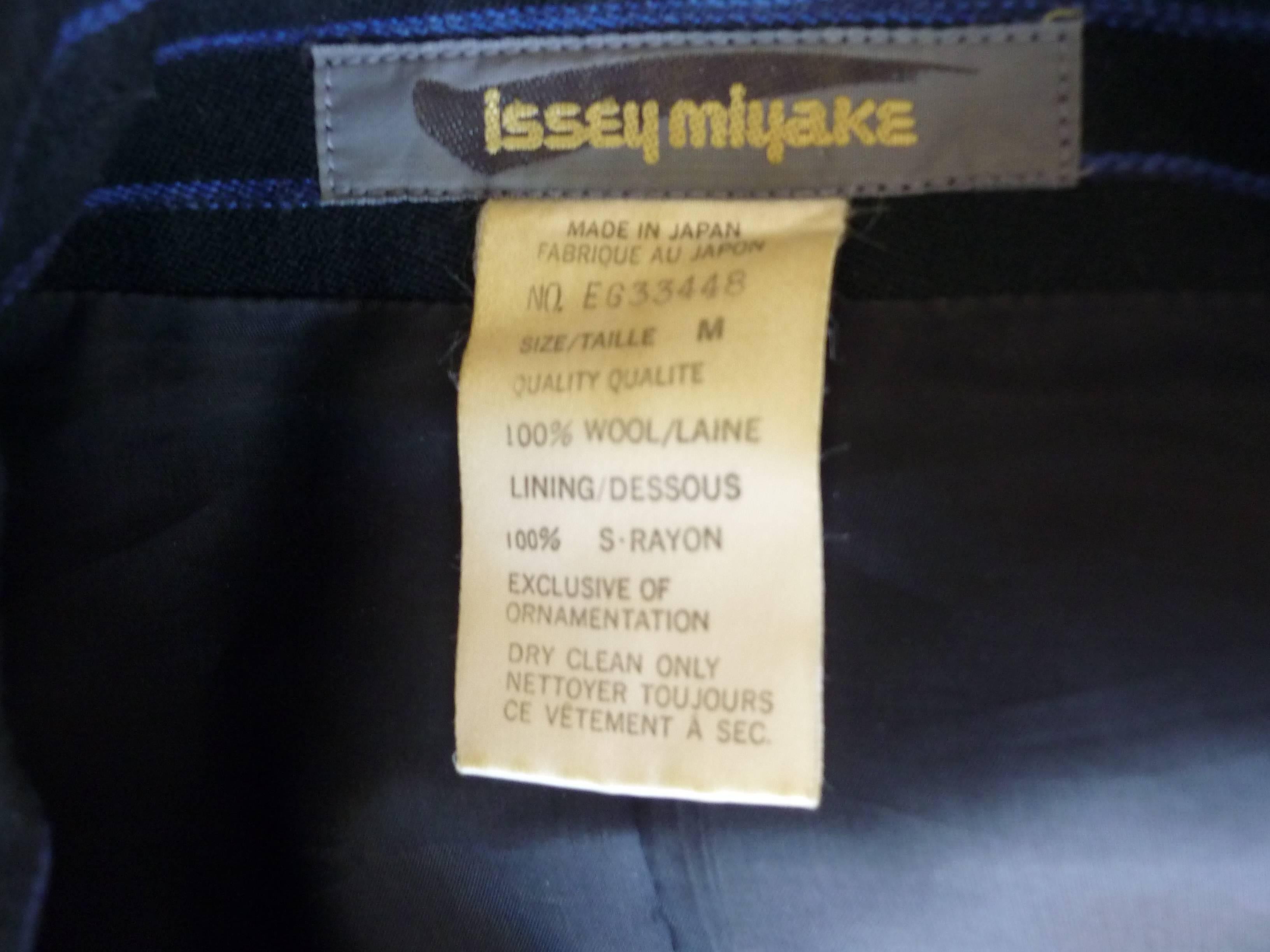 1980s Issey Miyake Wool Pinstripe Suit  2