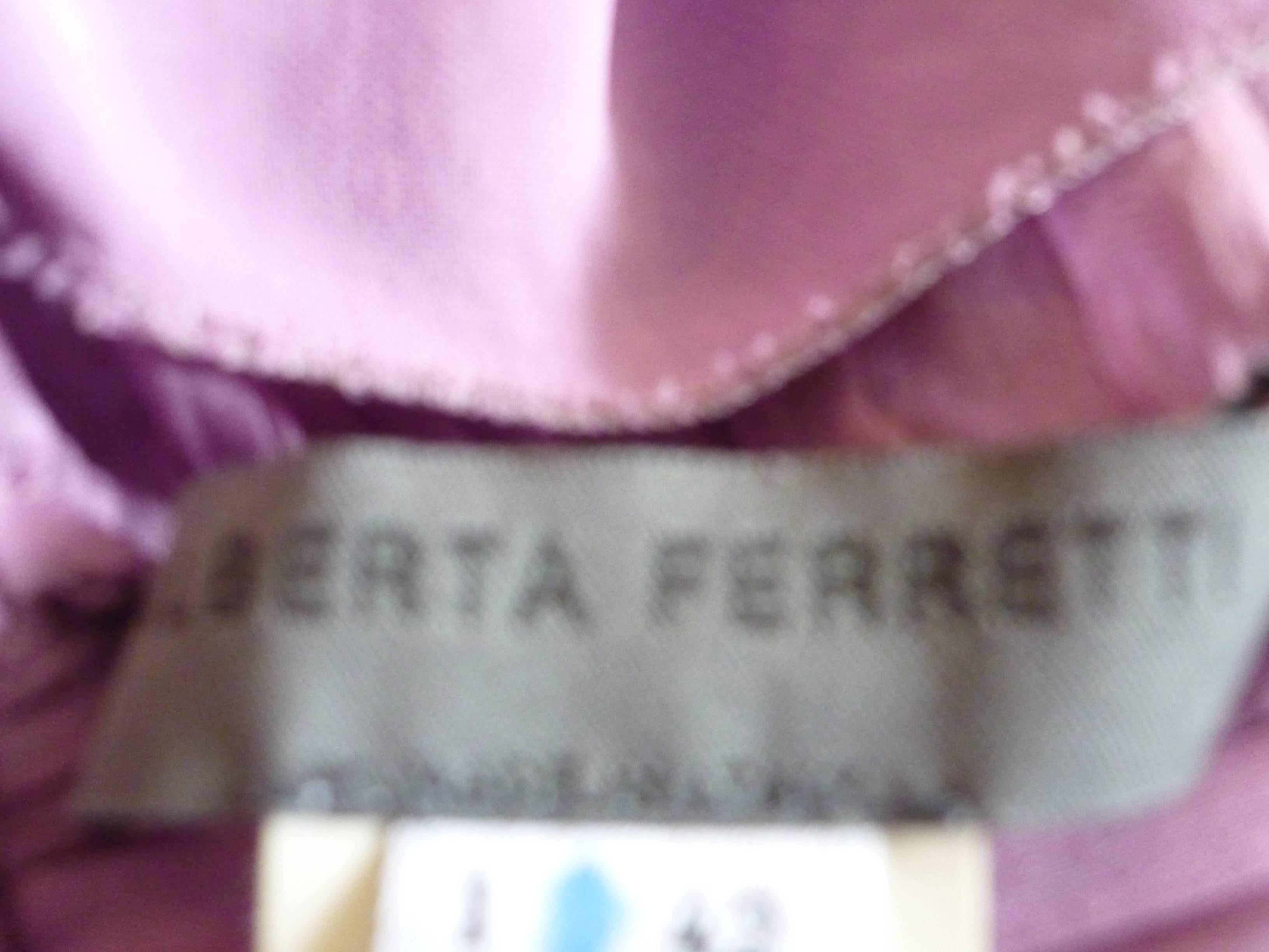 Alberta Ferretti Purple Layered Silk Top (42 ITL) 1