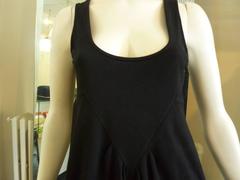 Consuelo Catiglioni Women's Contemporary Black Silk Cotton Shift Dress