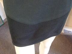 Thierry Mugler Maille Hunter Green Wool Dress, 1980s