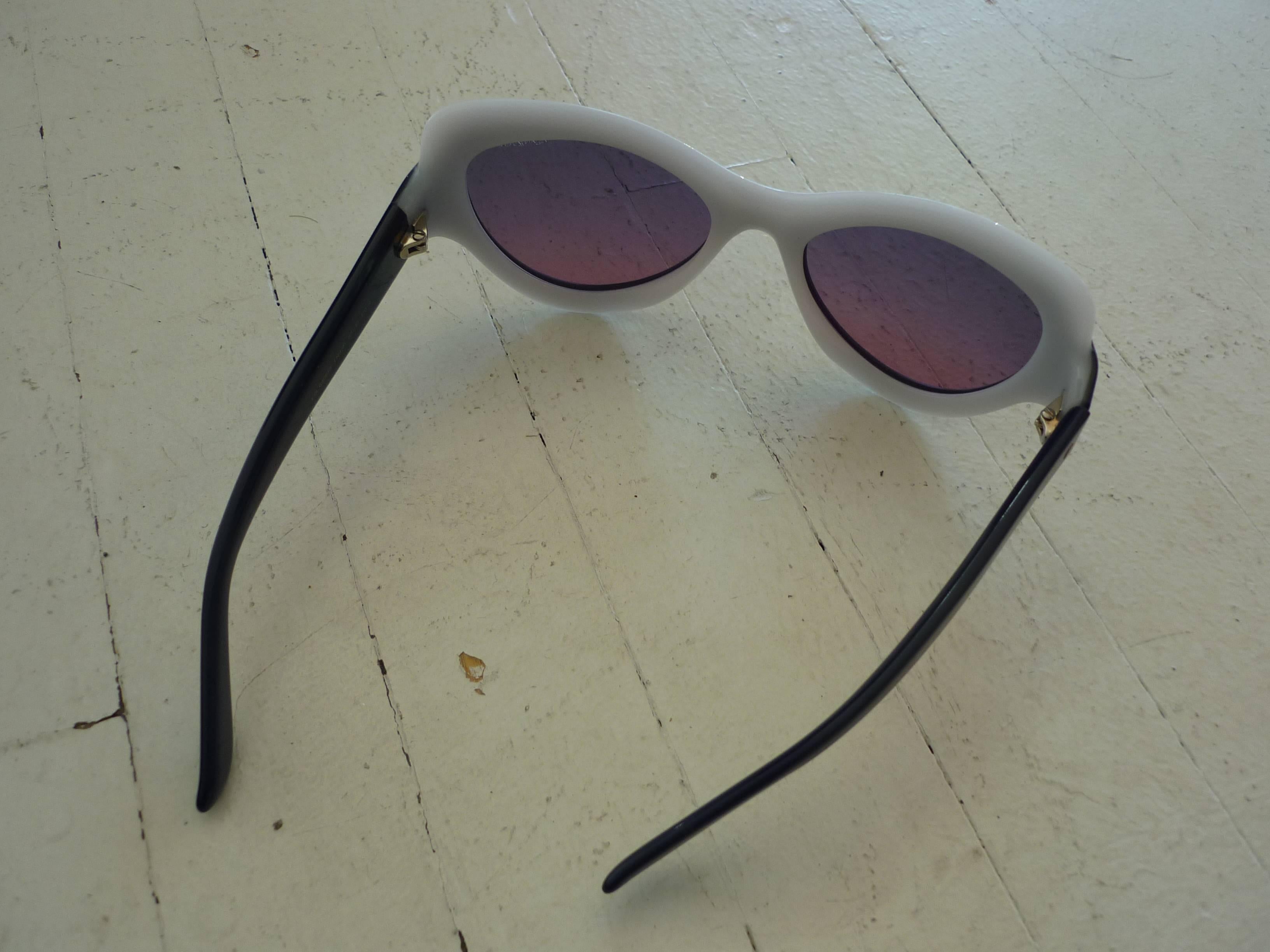 2012 Yves Saint Laurent YSL 6366/S Two-Tone Cat Eye Sunglasses w/Case 4