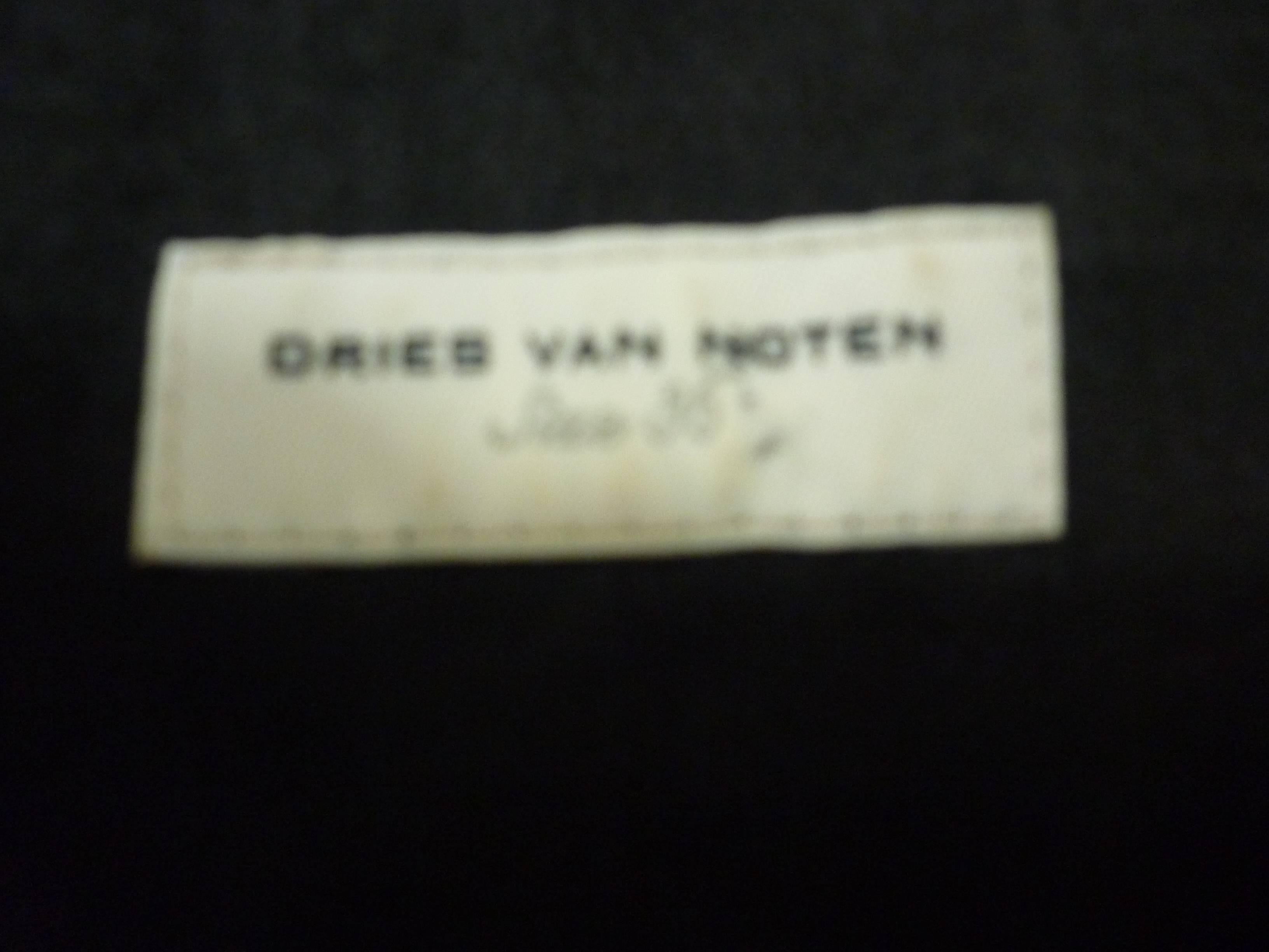 Dries Van Noten See-Through and Embellished Silk Top (36) 1
