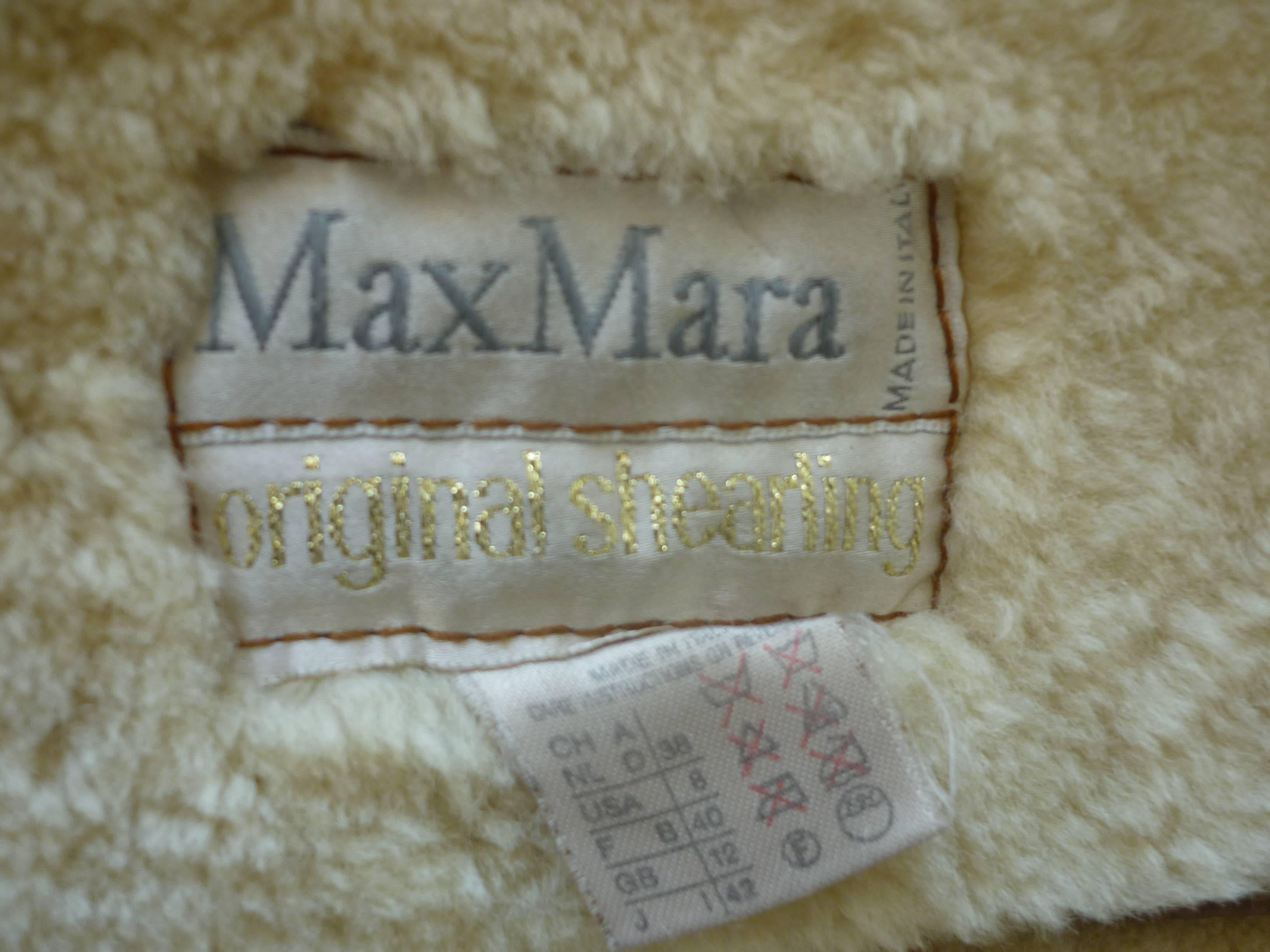 Max Mara Shearling Cape/Jacket (8 US) 2