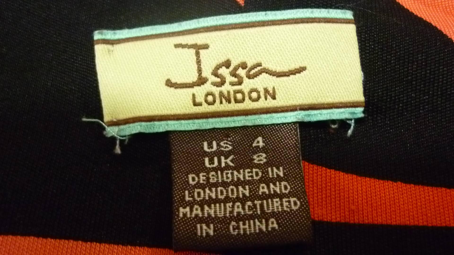 Women's Issa London Silk Jersey Printed Dress 8 UK