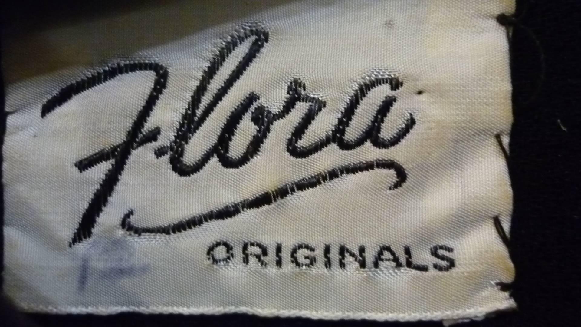 1940er Jahre Flora Originals Kleid im Angebot 1