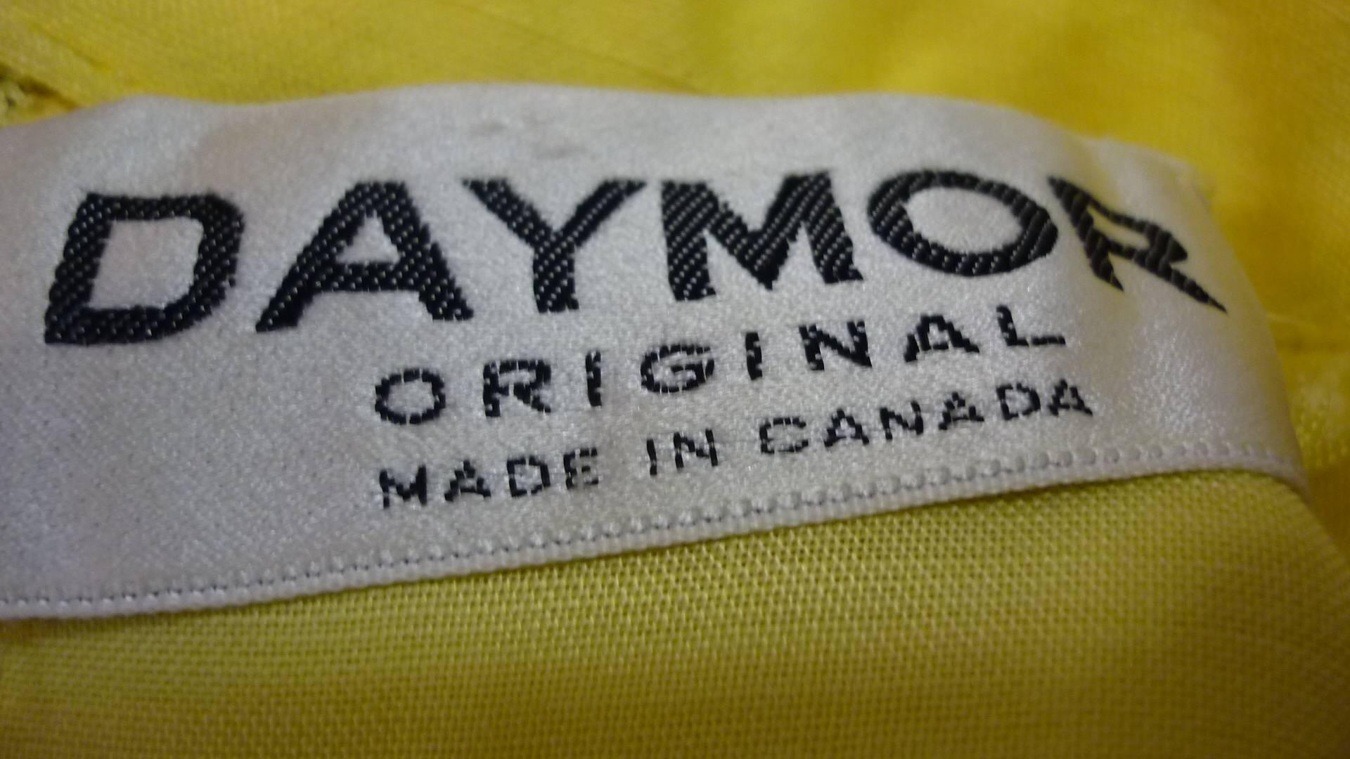 1960s Daymor Original Canary Yellow Beaded Dress In Excellent Condition In Port Hope, ON