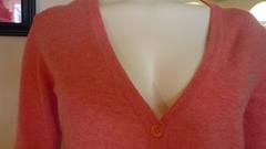 Escada Sport Schurwoll-Cardigan mit gestreiftem Schal