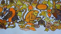 Hermes Legende de Moghole by Karen Petrossian Silk Scarf 90cm