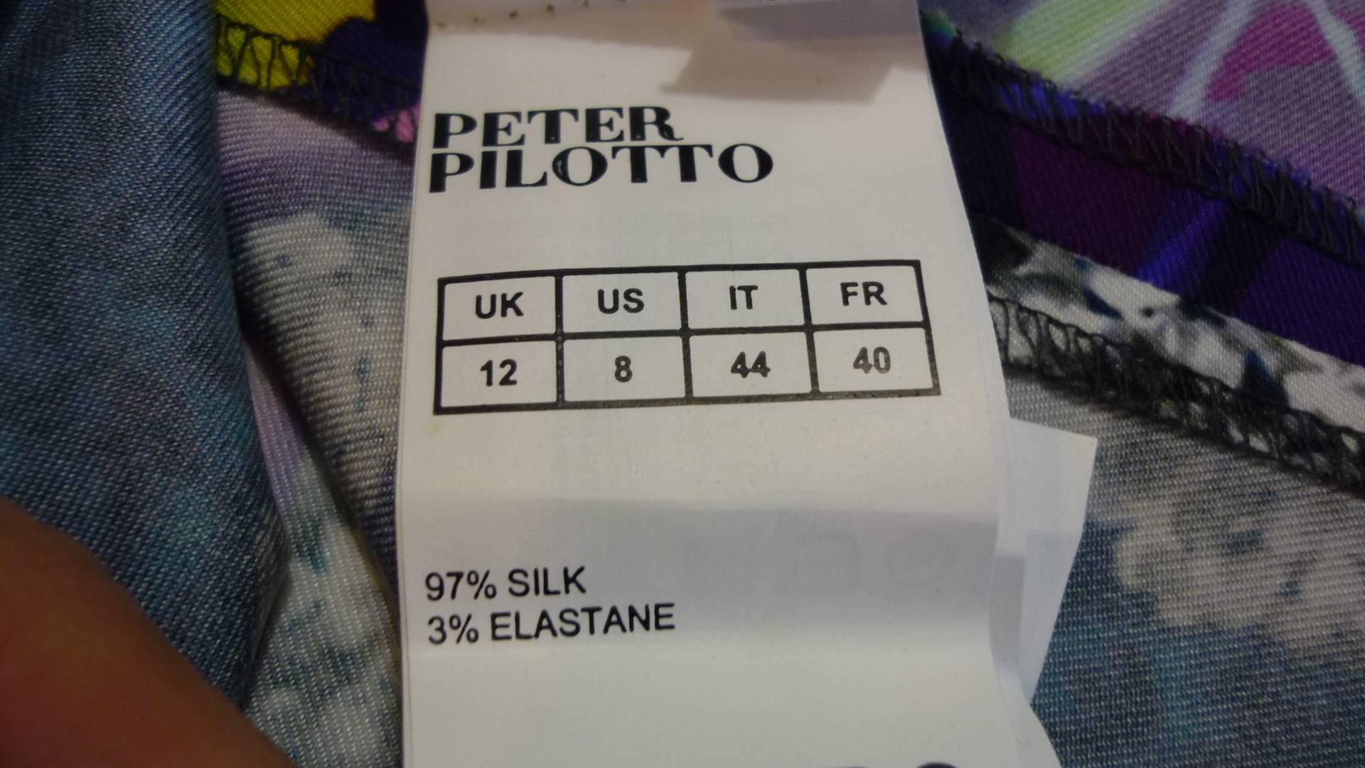 Peter Pilotto Marine Printed Silk Top  1