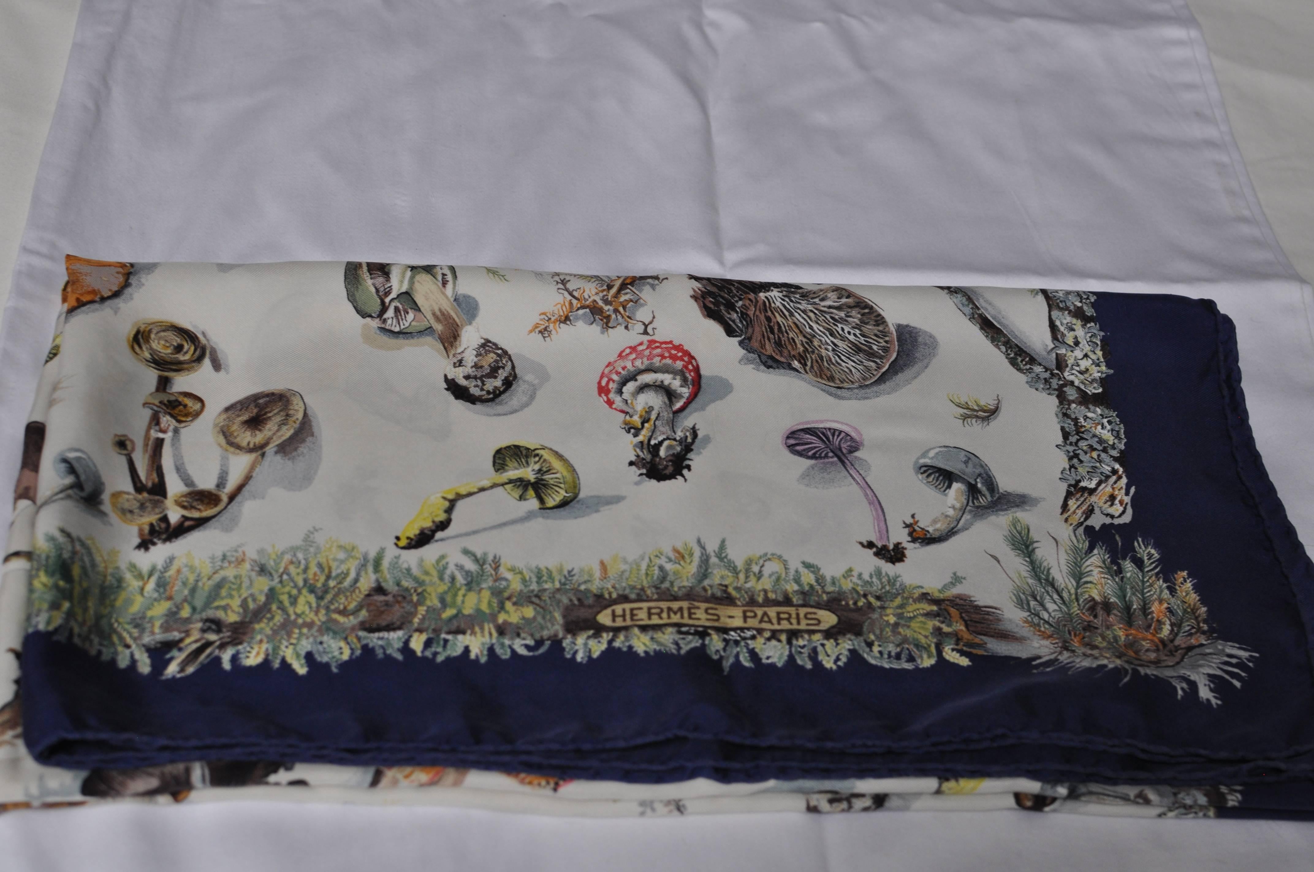 hermes mushroom scarf