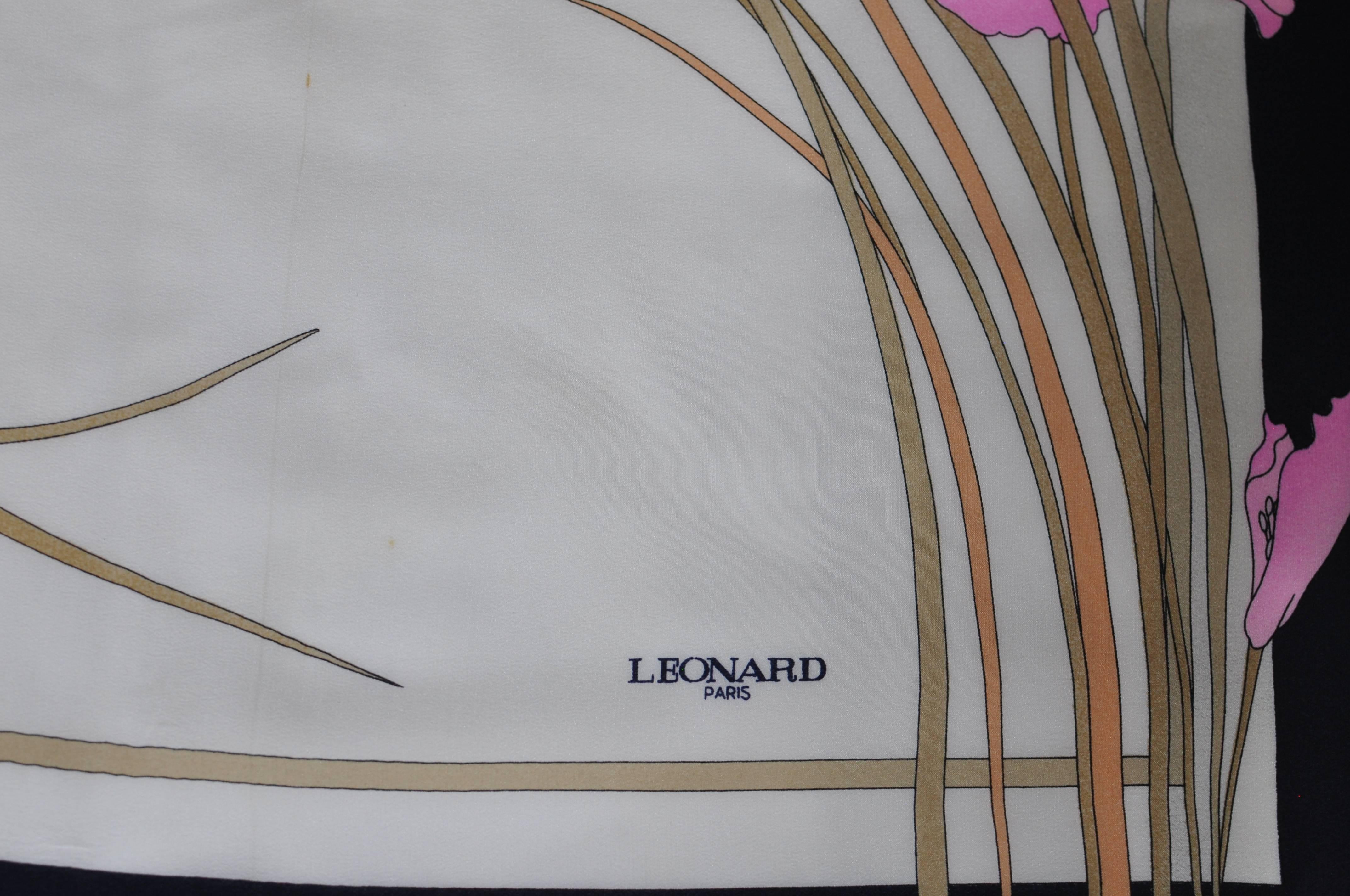 leonard silk scarves