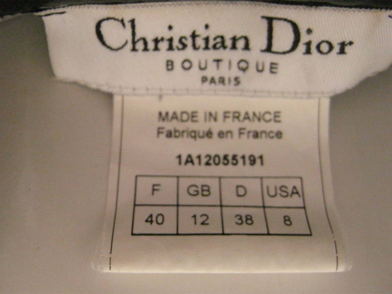 Christian Dior Trompe L'oeil Silk Top 4