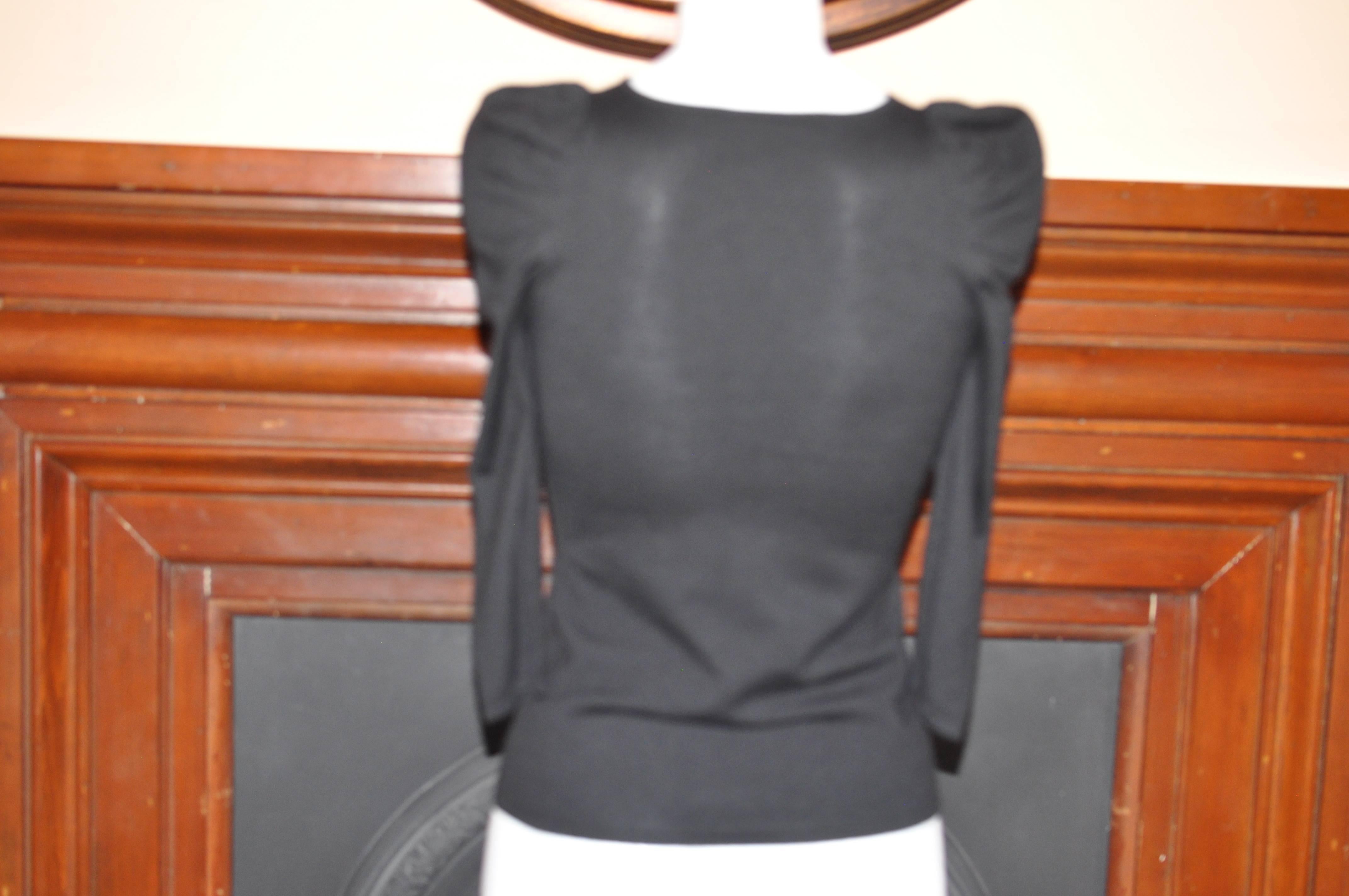 Ralph Lauren Black Label Black Cashmere Sweater (S) Never Worn In New Condition In Port Hope, ON
