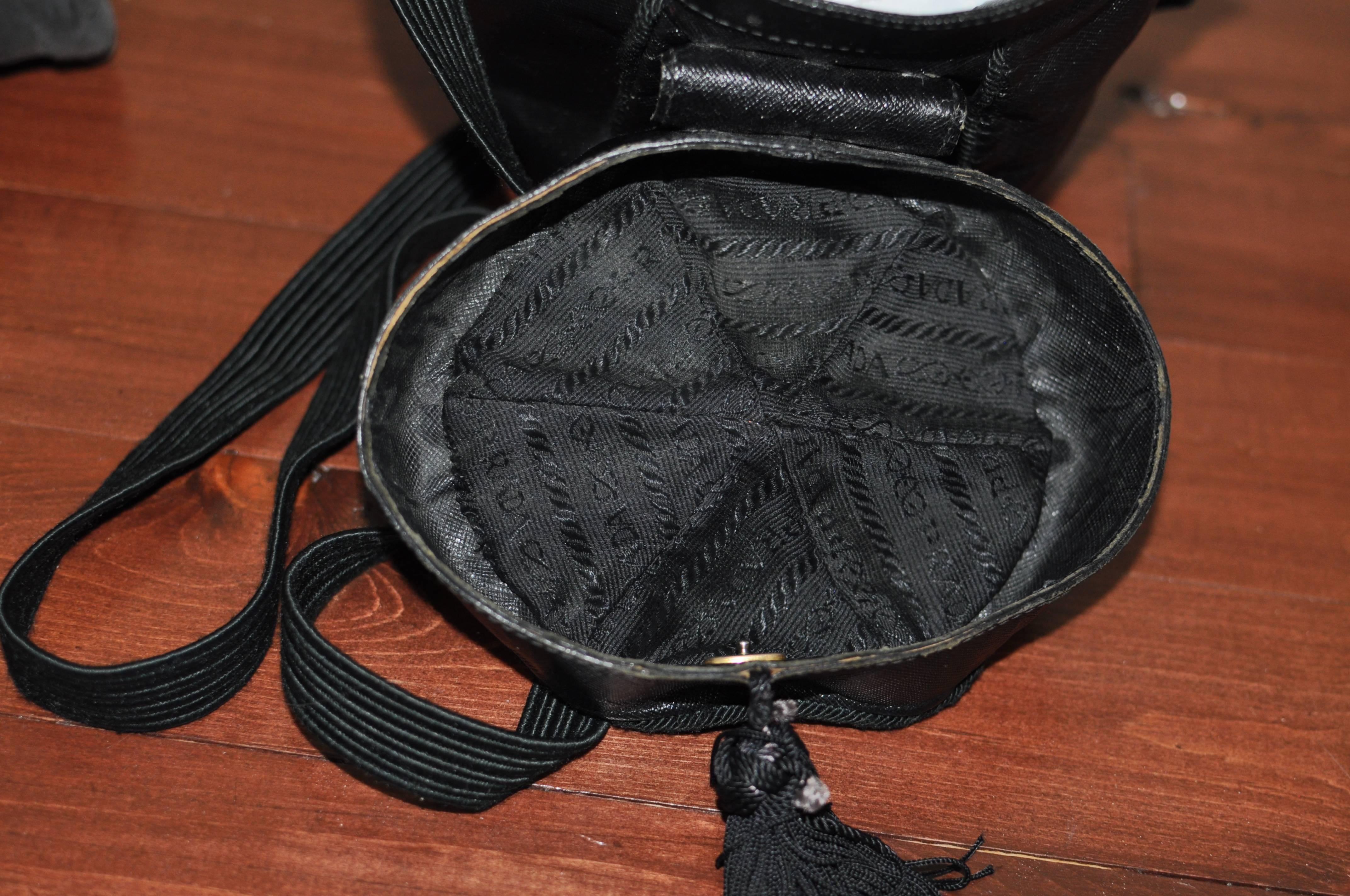 Unique Vintage PRADA Basket Style Handbag - Collector Item 1