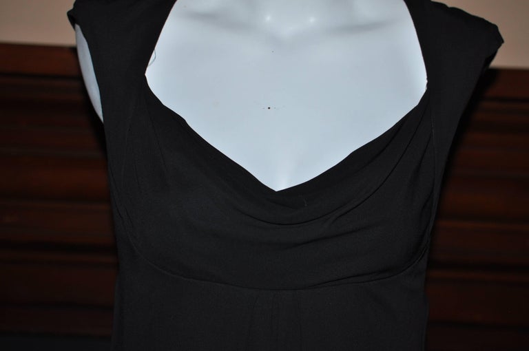 Badgley Mischka Black Princess Bubble Dress, 2000s   In Excellent Condition For Sale In Port Hope, ON