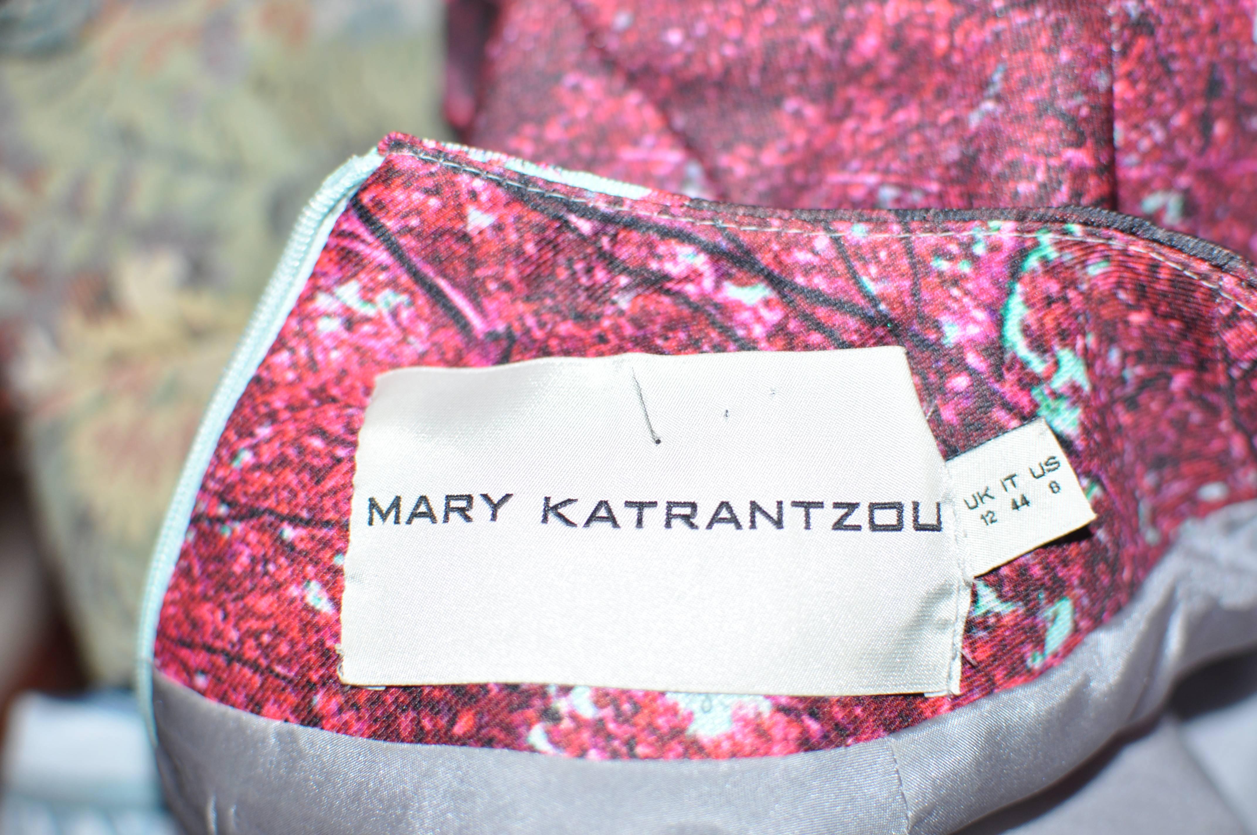 Women's Mary Katrantzou Resort 2014 Harbor Bridges Dress 12 UK