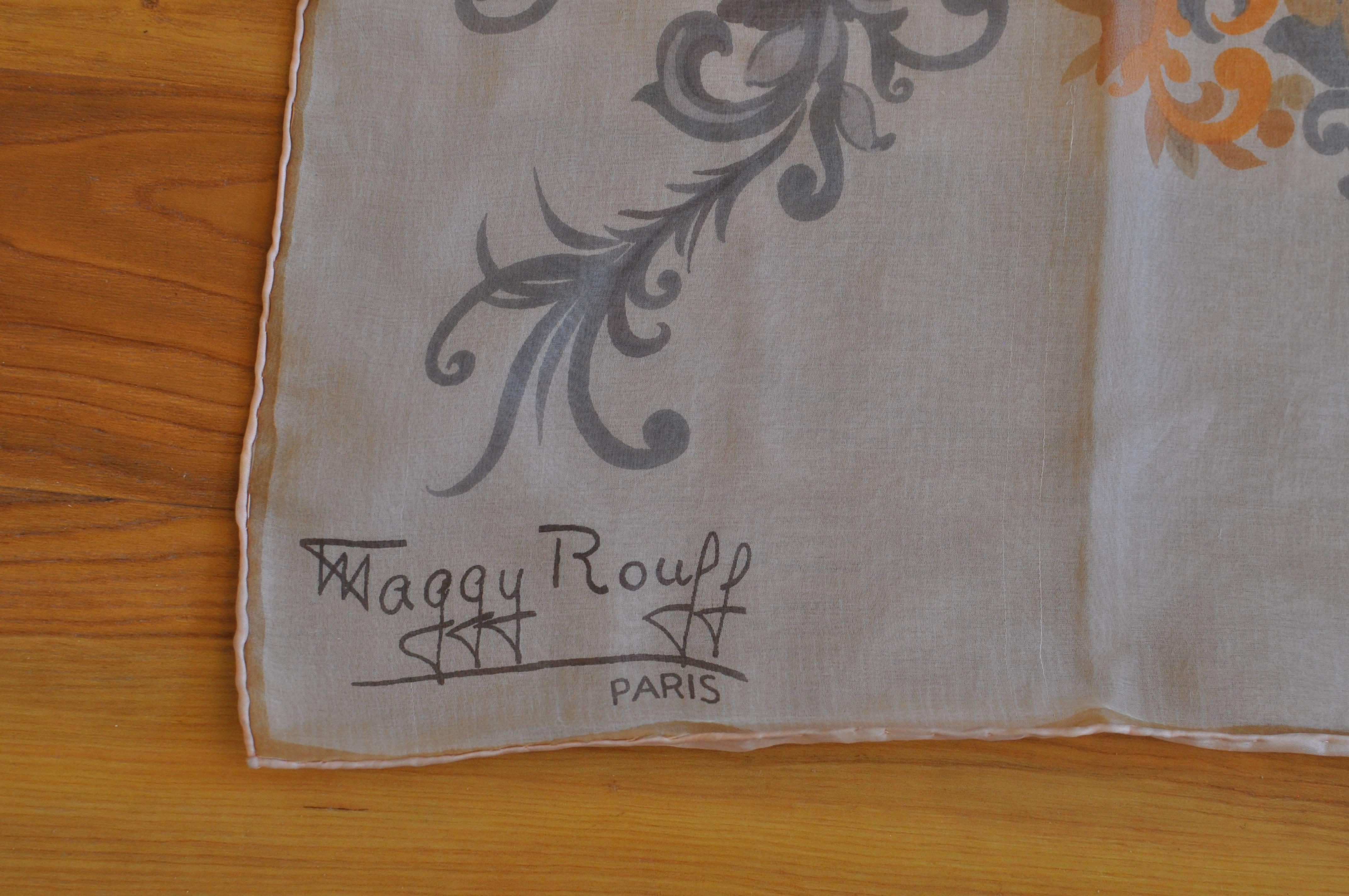 maggy rouff paris scarf