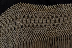 1940s Spanish Silk Hand Embroidered Piano Shawl 54" + Fringe