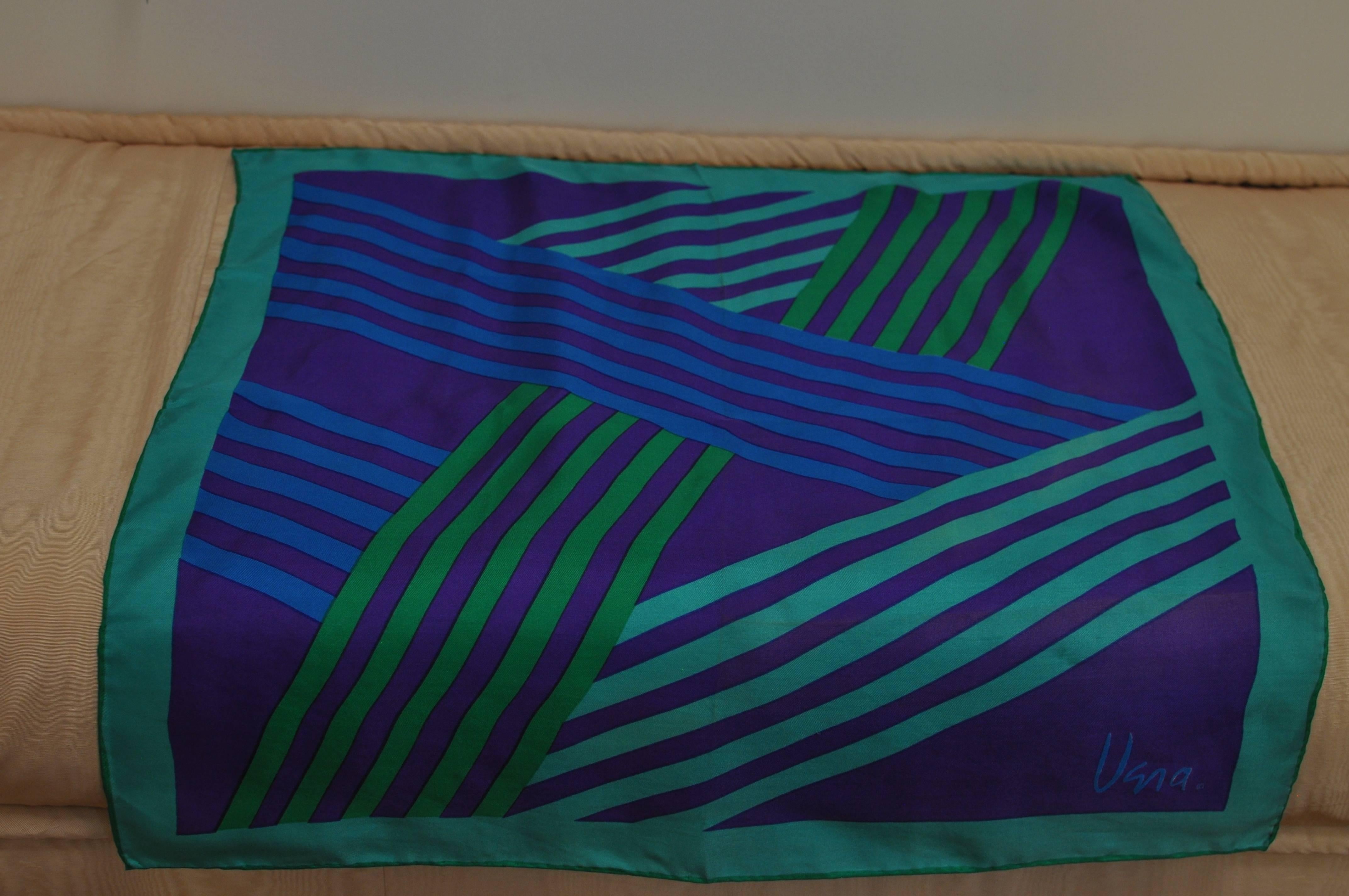 1960s Vera Neumann Silk Scarf In Good Condition In Port Hope, ON