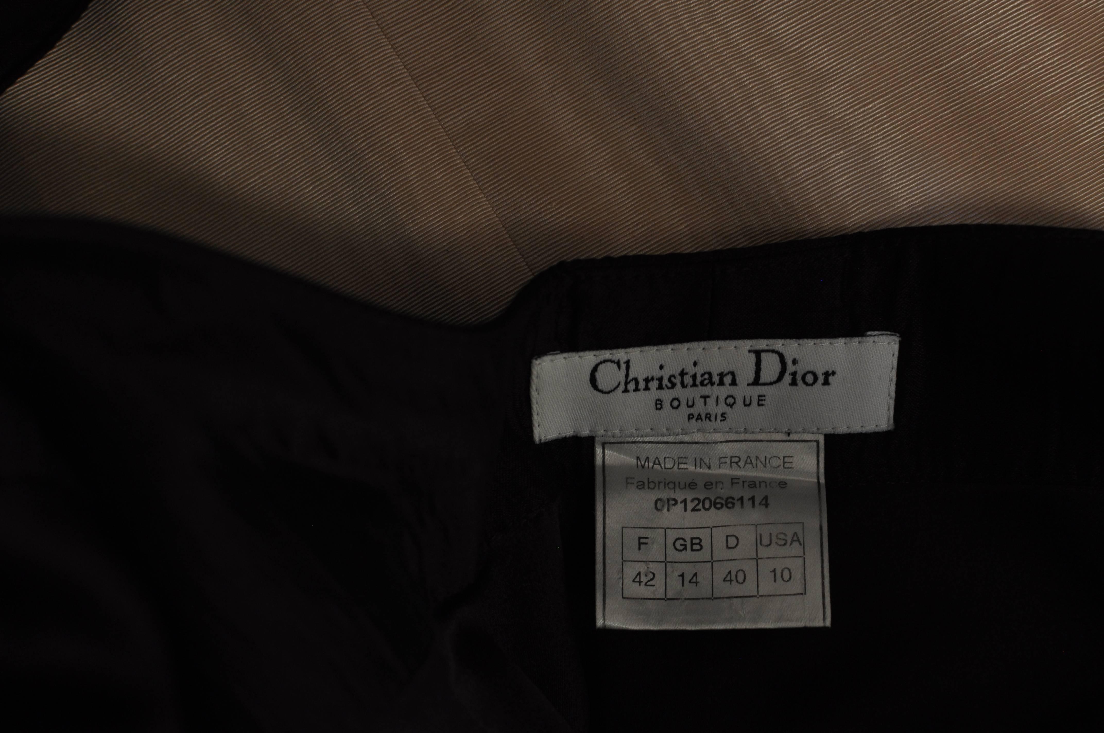 Christian Dior Silk Blend Maroon Dress, Spring 2000  1