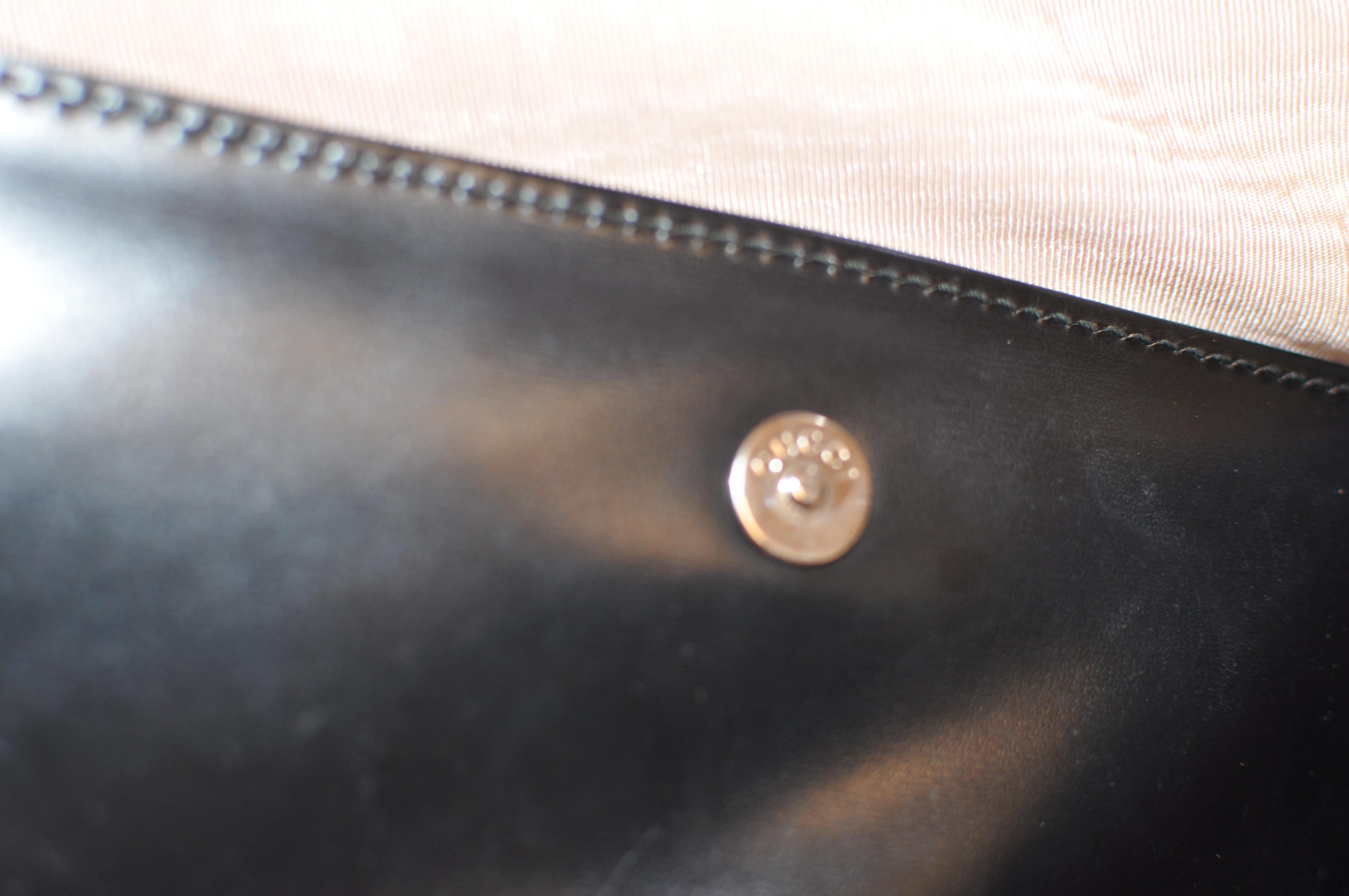 Gucci Black Leather Handbag  1