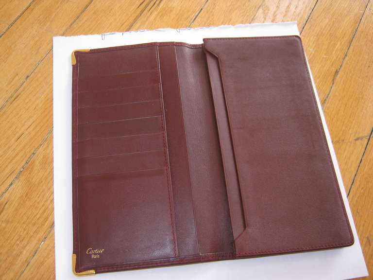 vintage cartier card holder