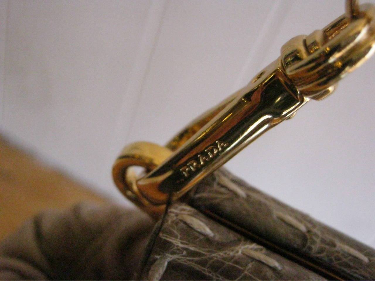 Black Gorgeous Prada Nappa Matelasse Top Clasp Clutch/Bag