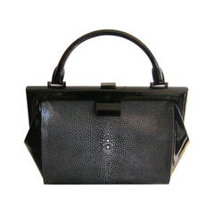 Magnificent Perrin Paris Stingray Bavolet Handbag