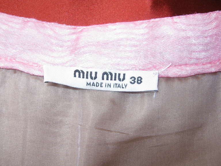 Delightful Miu Miu Dress In Excellent Condition In Port Hope, ON