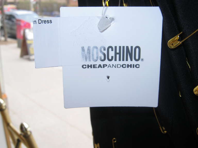 2012 Moschino C & C Safety Pin Dress as worn by Kate Moss 1