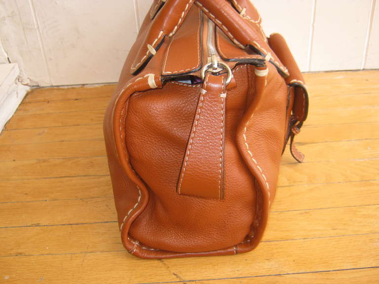 rugged leather bag new world