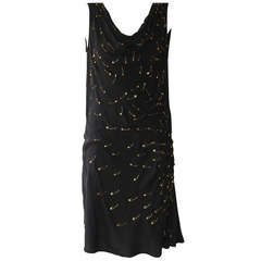 2012 Moschino C & C Safety Pin Dress as worn by Kate Moss