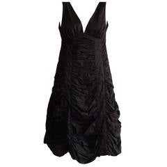 Marc Jacobs Chocolate Brown Ruched Dress 7