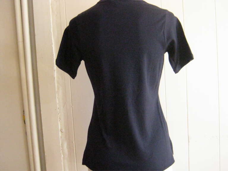 t-shirt Givenchy pour Chesa des années 1970 avec étiquettes