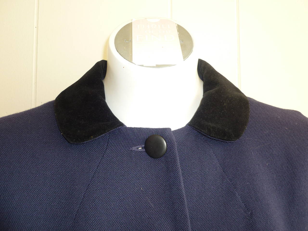 Black Contemporary Marc Jacobs Jacket with a 1940s Flair