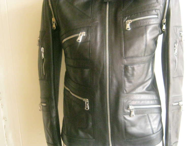 Women's 2000s Dolce & Gabbana Biker Chick Leather Suit