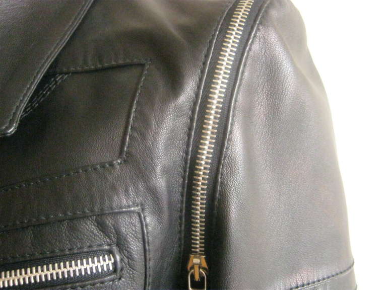 2000s Dolce & Gabbana Biker Chick Leather Suit 4