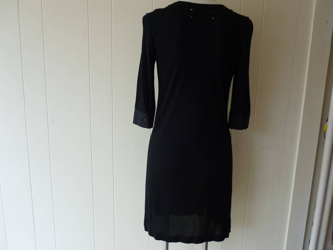 Women's Martin Margiella Simple Little Black Dress (40) For Sale