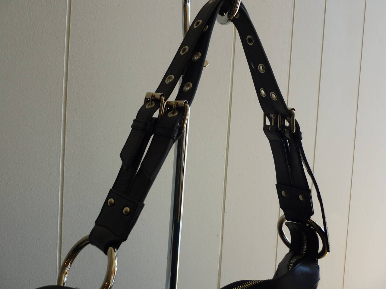 Dolce & Gabbana Black Leather Shoulder Handbag 1