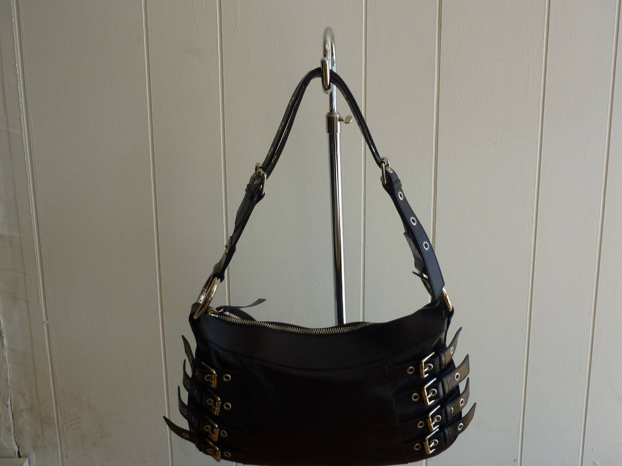 Dolce & Gabbana Black Leather Shoulder Handbag 4