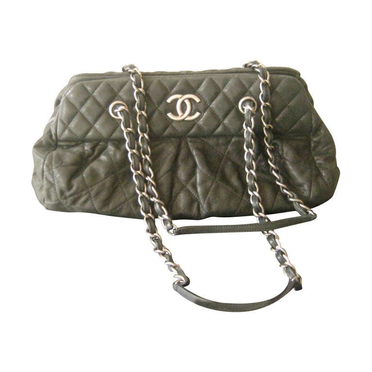 S/S 2012 As New CHANEL Iridescent Calfskin Chic Quilt Bowling Bag at  1stDibs