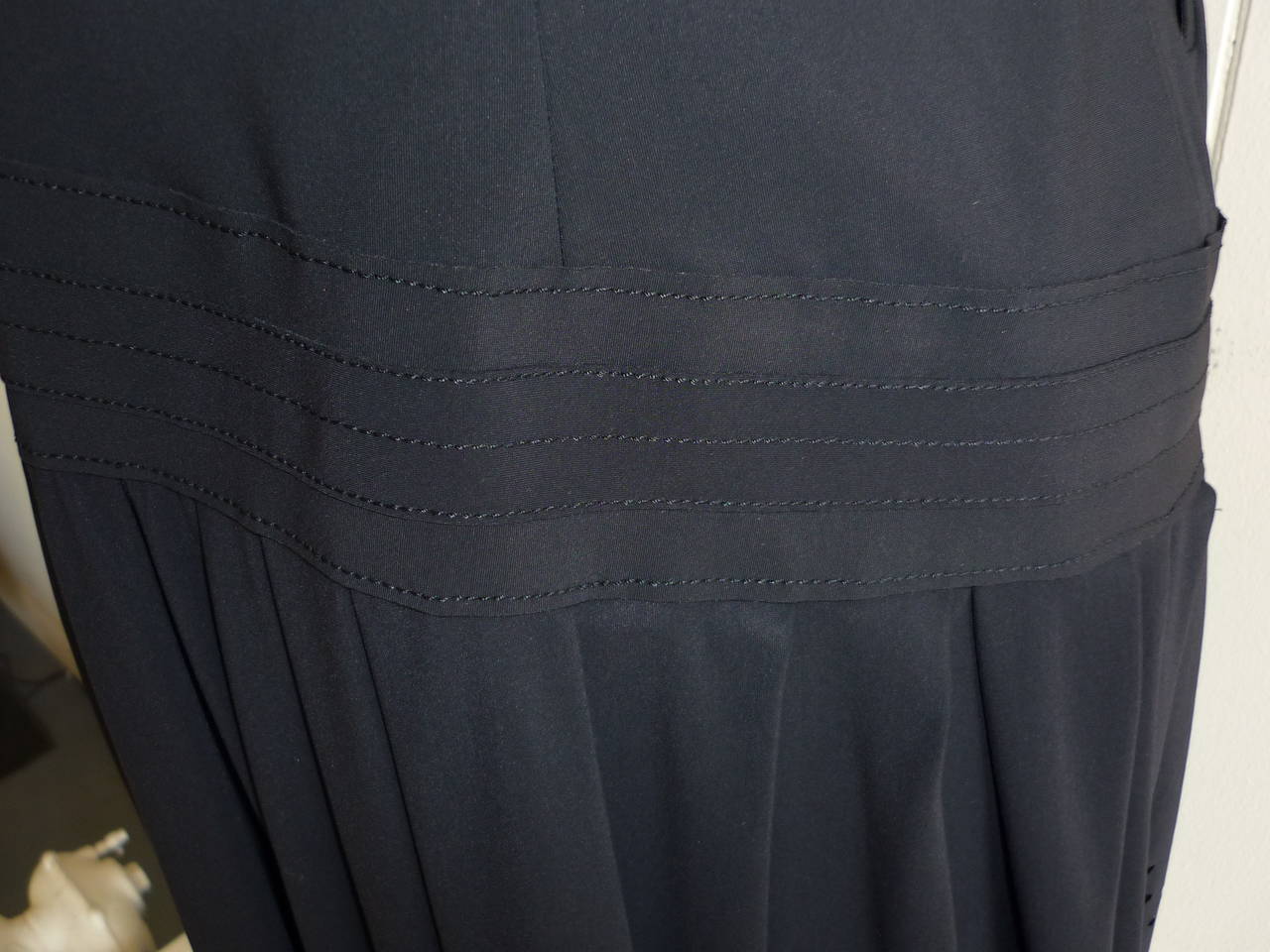 Women's Marithe Francois Girbaud Black Dress (42 FR) For Sale