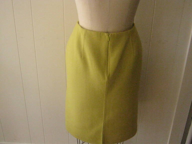 Valentino Wool/Cashgora Skirt with Tags ($1495) In New Condition In Port Hope, ON