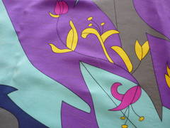 1980s Madame Gres Silk Scarf