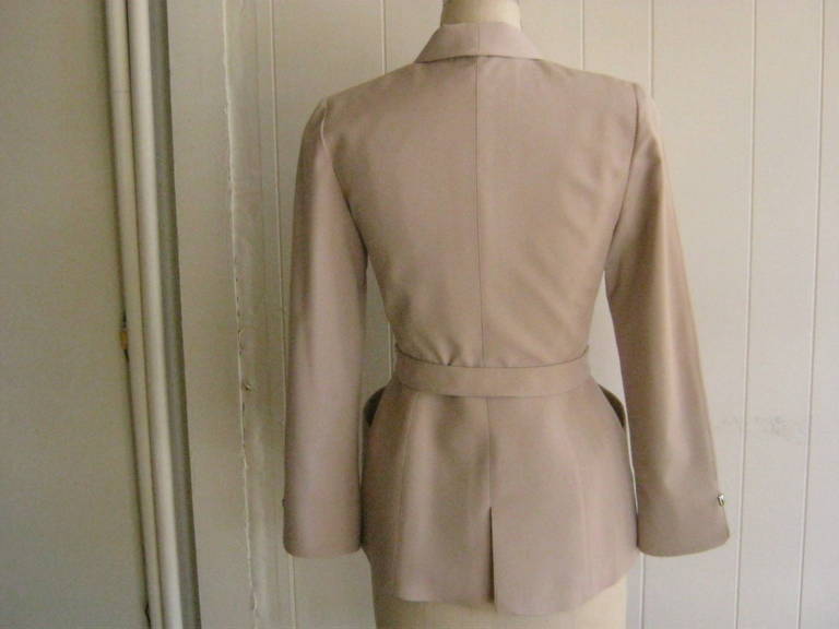 Women's 1980s Fine Wool Thierry Mugler Jacket (38 Fr)