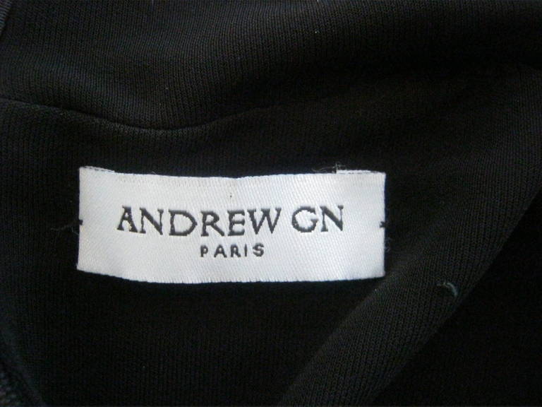 Black A/W 2001 Andrew GN Jersey Top